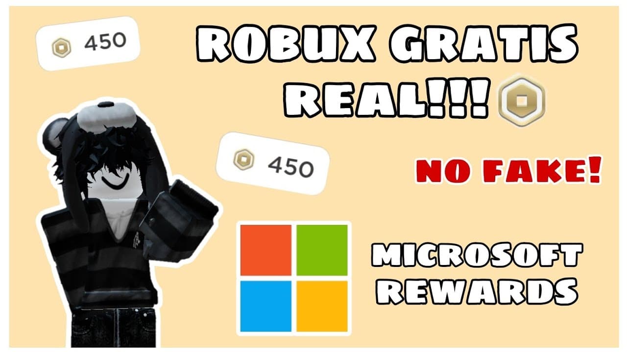 descubre como conseguir robux gratis en microsoft rewards facilmente